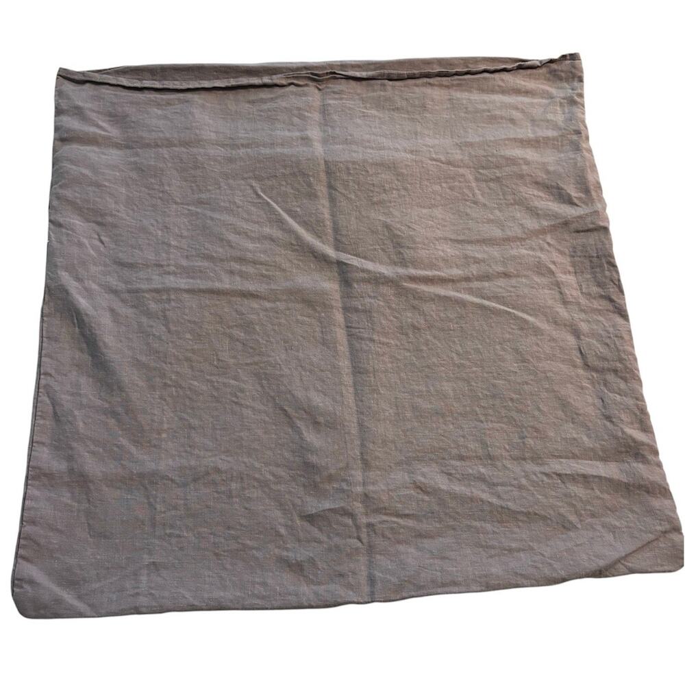 Piglet in Bed Square Euro Pillow Sham Linen Lavender Purple 26x26